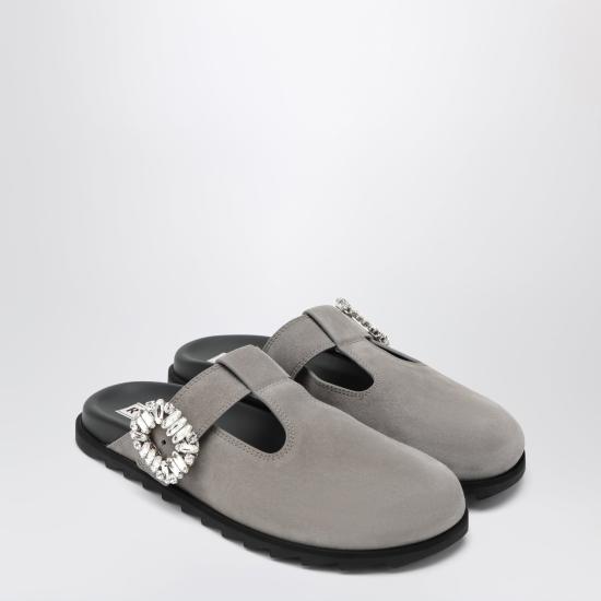 26FW 로저비비에 뮬/슬리퍼 RVW62542100J9E Grey - ROGER VIVIER