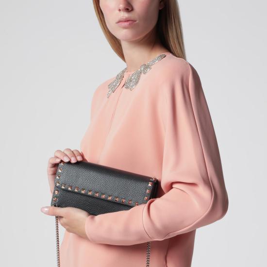 26FW 발렌티노 가라바니 지갑 9W2P0S61VSH Black - VALENTINO GARAVANI
