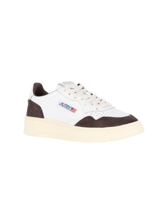 26FW 오트리 메달리스트 로우 레더 스니커즈 AULWFT19 White - AUTRY