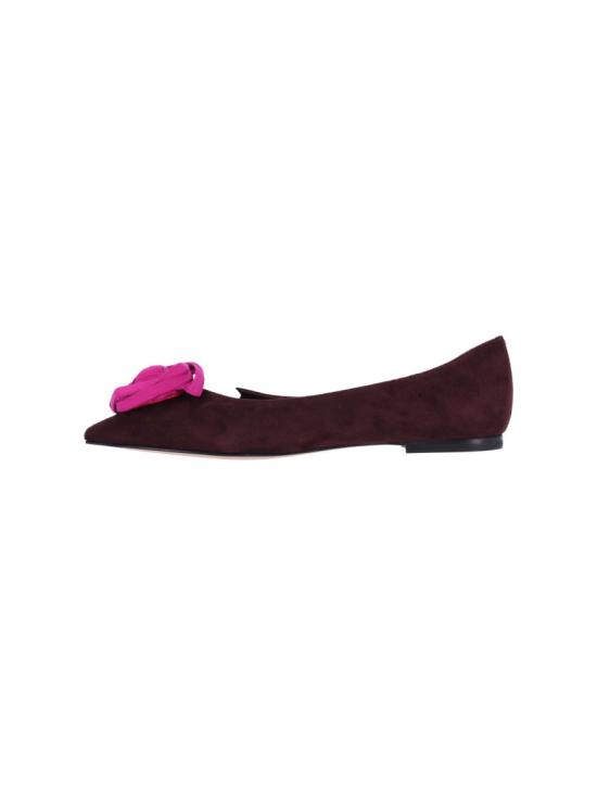 26FW 로저비비에 플랫 슈즈 RVW50243560UVN1VD8 Burgundy - ROGER VIVIER