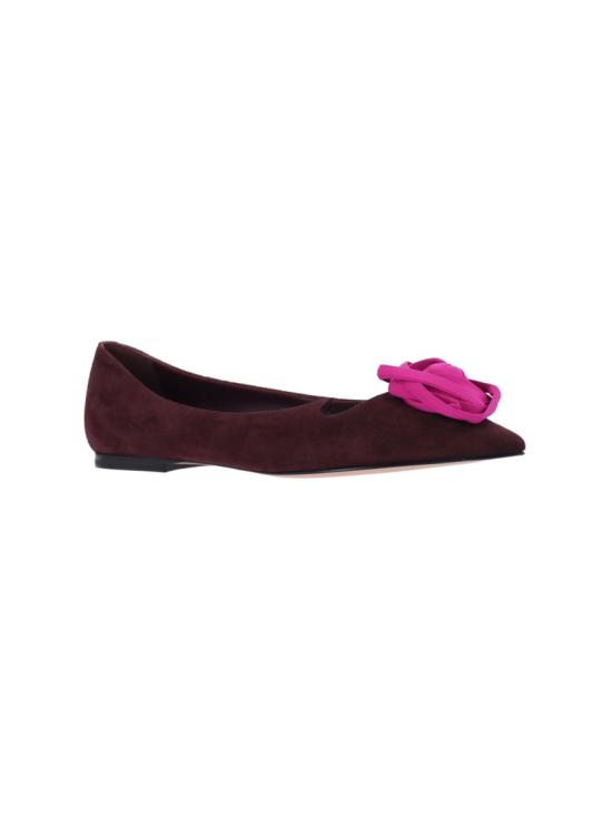 26FW 로저비비에 플랫 슈즈 RVW50243560UVN1VD8 Burgundy - ROGER VIVIER