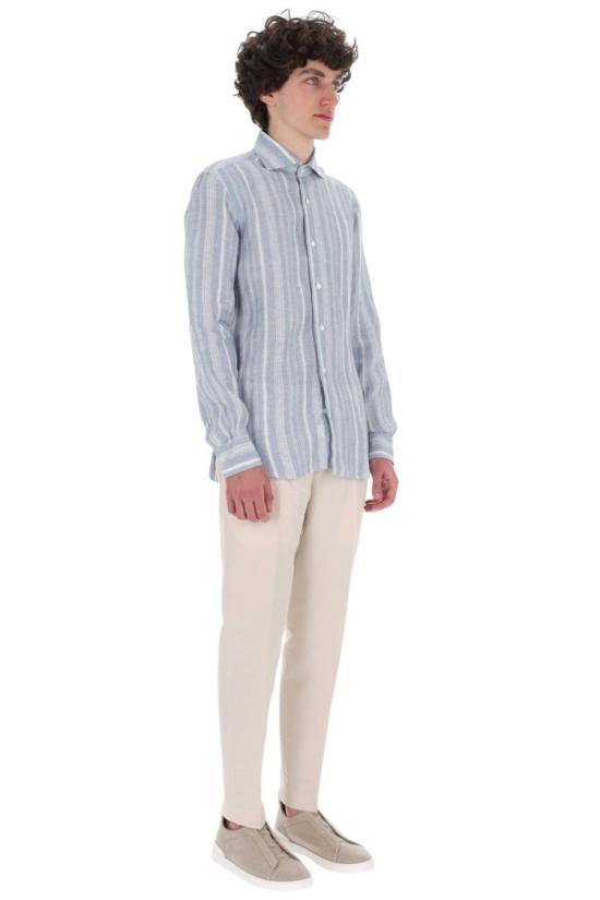 26SS 발바 셔츠 LIU13P0154041 R0001 Blue - BARBA