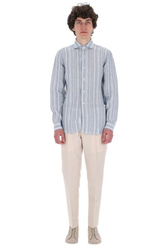26SS 발바 셔츠 LIU13P0154041 R0001 Blue - BARBA