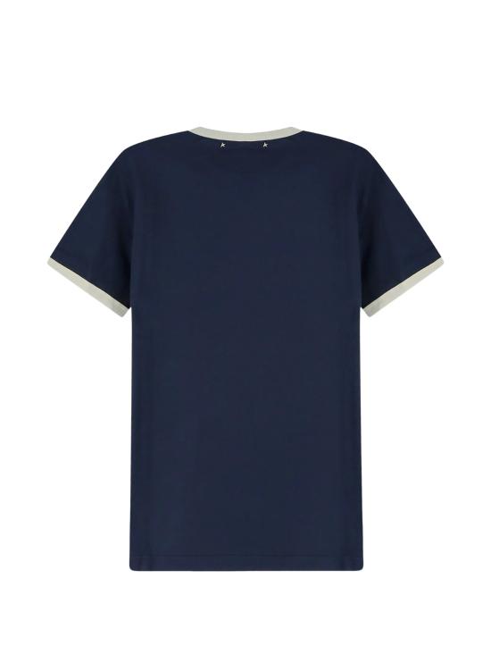 26FW 골든구스 반팔 티셔츠 GMP02761P002624 83134 Blu - GOLDEN GOOSE