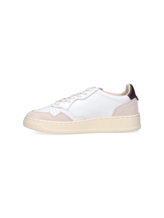 26FW 오트리 메달리스트 로우 레더 스니커즈 AULWLS18 White - AUTRY