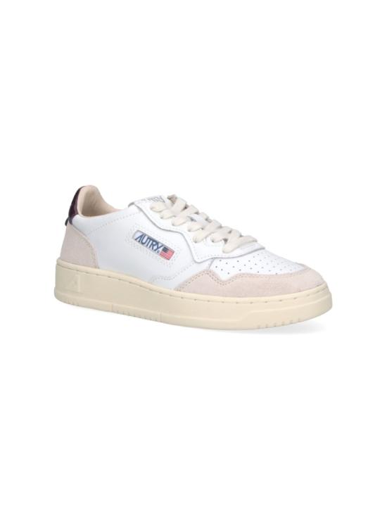 26FW 오트리 메달리스트 로우 레더 스니커즈 AULWLS18 White - AUTRY