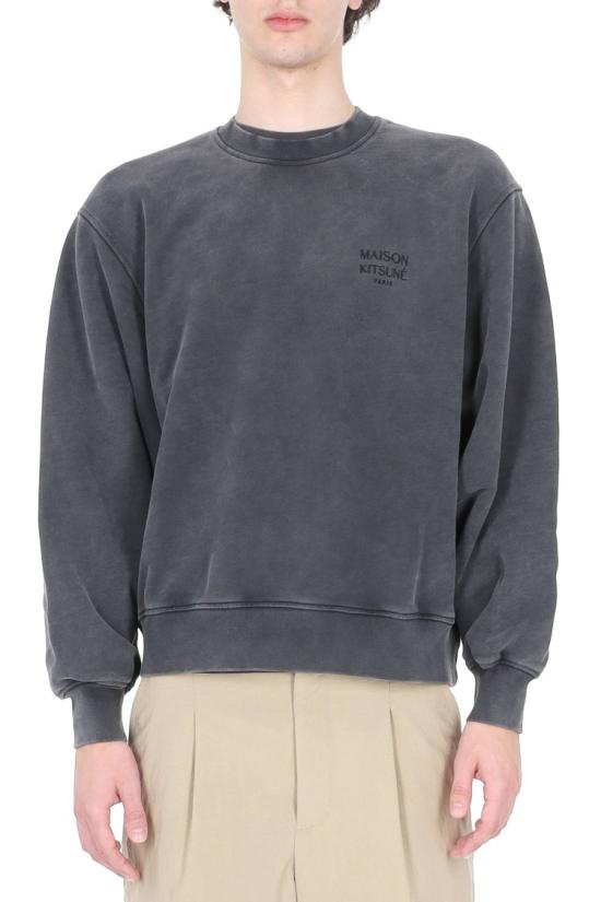 26SS 메종키츠네 긴팔 티셔츠 QM00312KM0341BLACK FADED Grey
