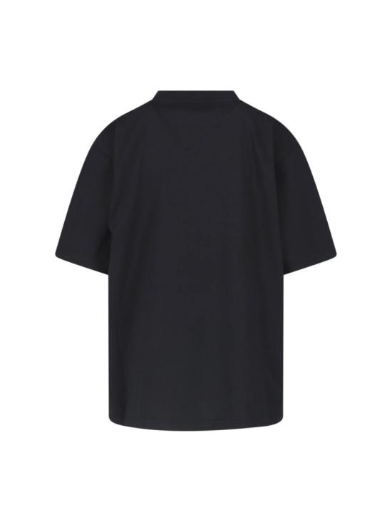 26FW 발렌시아가 더 도어 오버사이즈 티셔츠 871733 TUVO41000 Black - BALENCIAGA