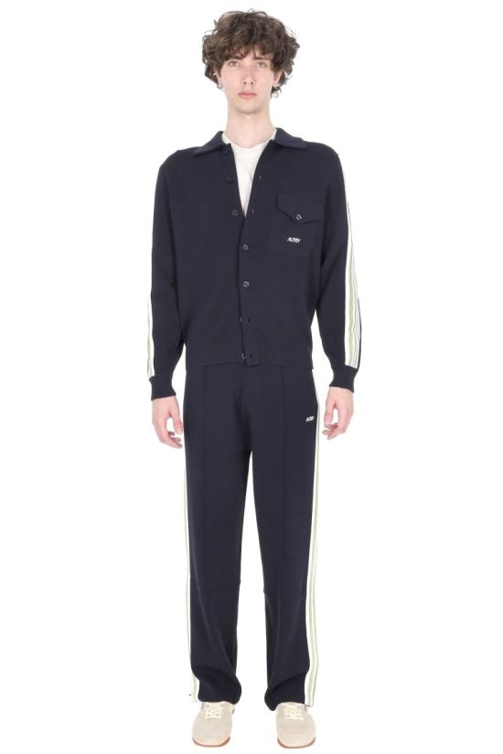 26SS 오트리 봄버 자켓 JAPM 026BKNIT BLUE Black - AUTRY