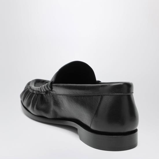 26FW 생로랑 르 로퍼 플랫 슬립온 81890825VAA Black - SAINT LAURENT