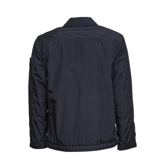 26SS 스톤 아일랜드 크링클 랩스 NY 레귤러핏 포켓 패딩 오버셔츠 L1S151200002 S0A23 Black - STONE ISLAND