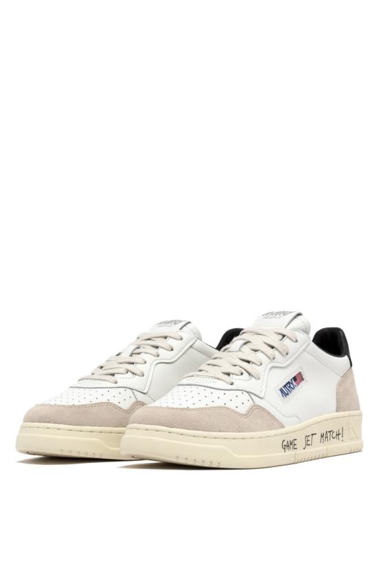 25SS 오트리 메달리스트 로우 스니커즈 AULM MA04WHT BLACK Neutrals - AUTRY