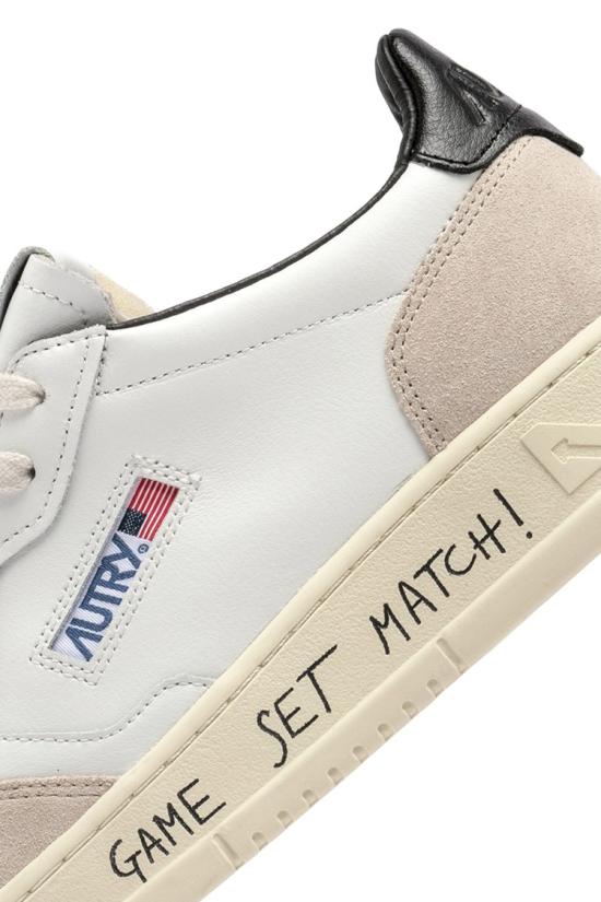 25SS 오트리 메달리스트 로우 스니커즈 AULM MA04WHT BLACK Neutrals - AUTRY