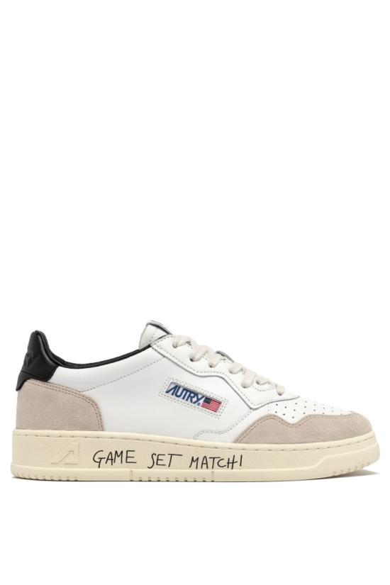 25SS 오트리 메달리스트 로우 스니커즈 AULM MA04WHT BLACK Neutrals