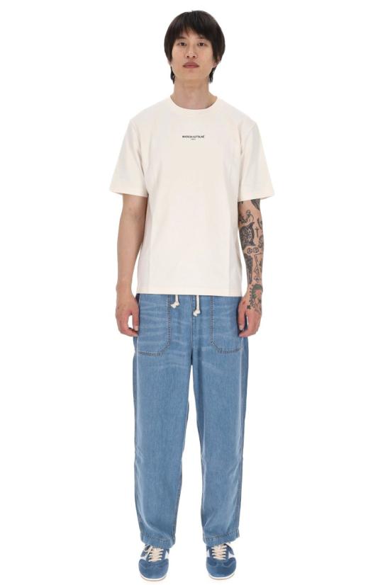 26SS 메종키츠네 파리 컴포트 티셔츠 QM00100KJ7025NOBLE BEIGE Neutrals - MAISON KITSUNE