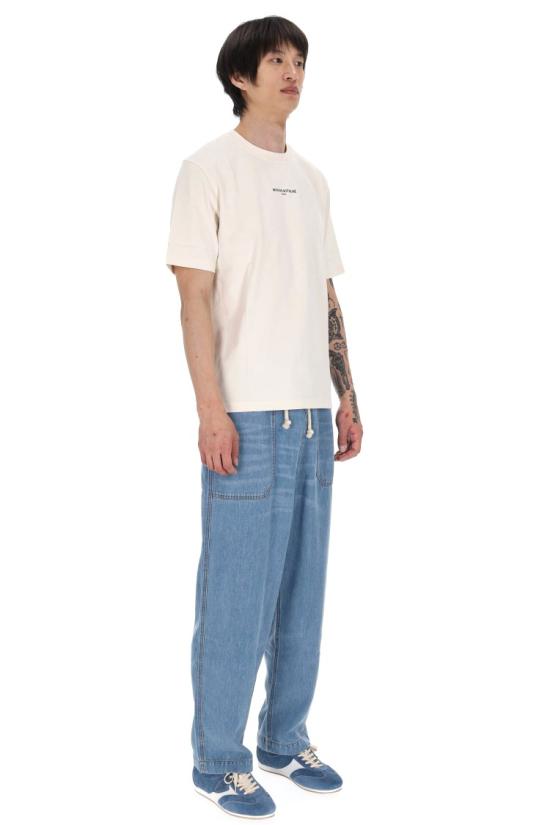 26SS 메종키츠네 파리 컴포트 티셔츠 QM00100KJ7025NOBLE BEIGE Neutrals - MAISON KITSUNE