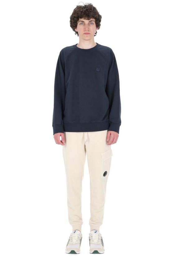 26SS 메종키츠네 폭스 헤드 오버사이즈 스웨트셔츠 PM00306KM0340CLASSIC NAVY Black
