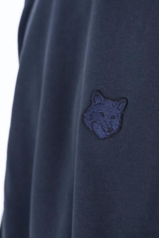 26SS 메종키츠네 폭스 헤드 오버사이즈 스웨트셔츠 PM00306KM0340CLASSIC NAVY Black - MAISON KITSUNE