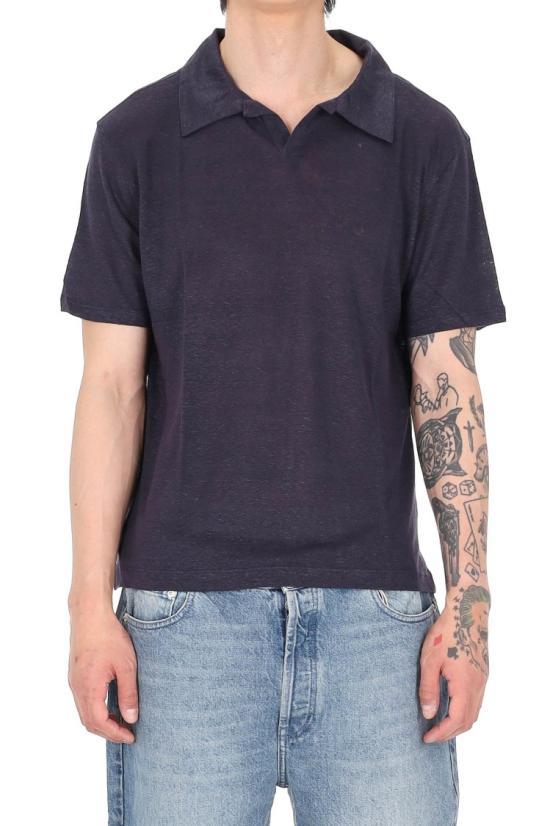 26SS 오피신 제네랄 폴로 티셔츠 MTEE213NAVY INK Blue