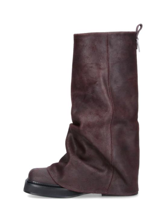 26FW 디 아티코 부츠 261WSH00798 LBT040AA769 Burgundy - THE ATTICO