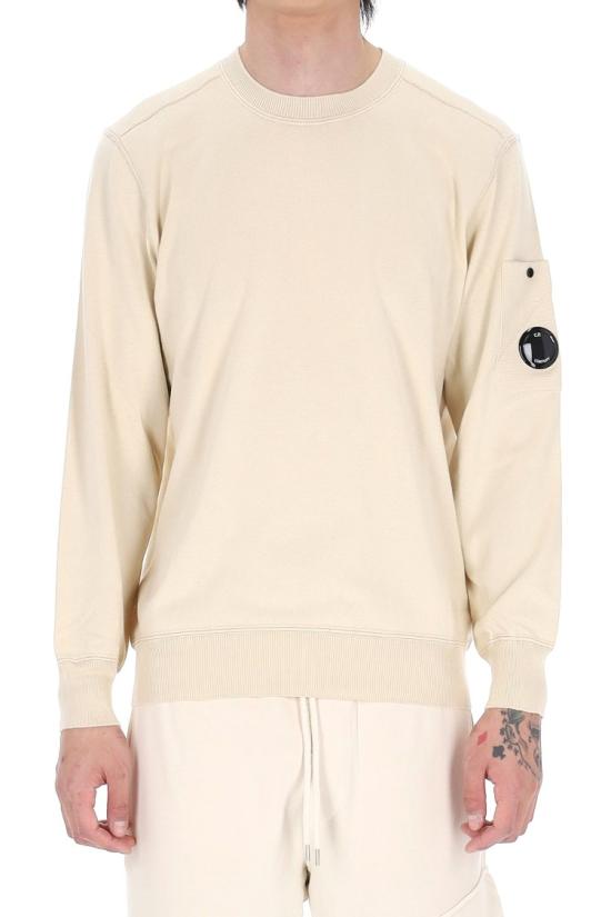 26SS 씨피 컴퍼니 코튼 씨 아일랜드 크루넥 렌즈 스웨터 20CMKN102A 110560A114 Neutrals