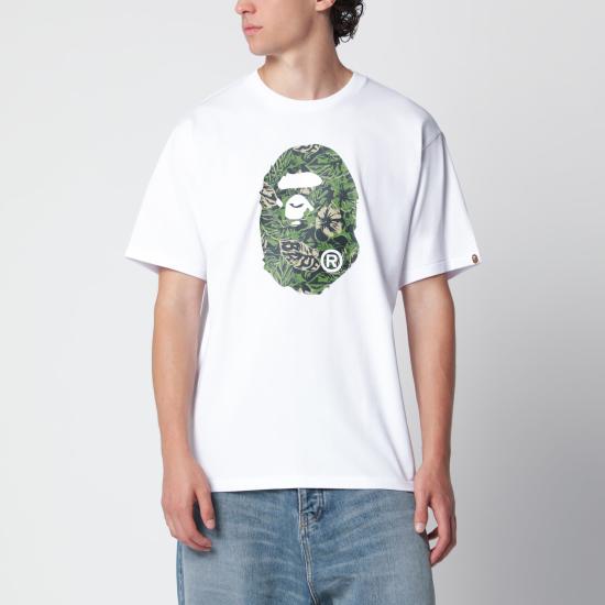 26SS 베이프 반팔 티셔츠 001TEM301347MCO White