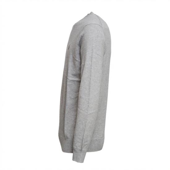 26SS 폴로 랄프로렌 포니 로고 자수 피마 코튼 스웨터 710684957003 Grey - POLO RALPH LAUREN