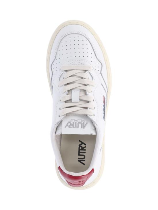 26FW 오트리 메달리스트 로우 레더 스니커즈 AULWLL33 White - AUTRY