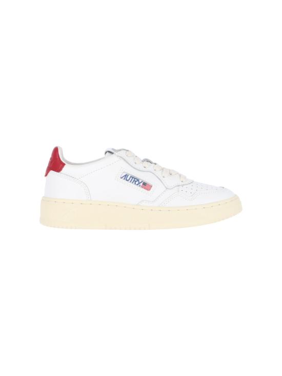 26FW 오트리 메달리스트 로우 레더 스니커즈 AULWLL33 White