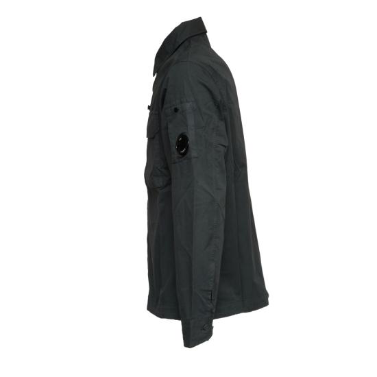 26SS 씨피 컴퍼니 오가닉 개버딘 지퍼 렌즈 오버셔츠 20CMOS156A110143G Black - C.P. COMPANY