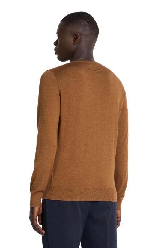  에르메네질도제냐 니트웨어 E8J00 110N95 Brown - ERMENEGILDO ZEGNA