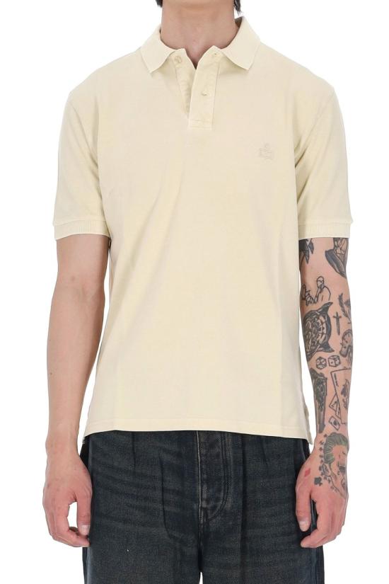 26SS 이자벨마랑 폴로 티셔츠 PL003HA D1K02H10LY Neutrals