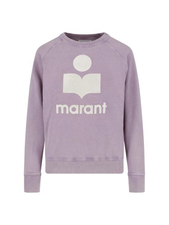 26FW 이자벨마랑에뚜왈 밀리 로고 스웻셔츠 밀리 로고 스웻셔츠 SW0160FA D1M04ERWEC Purple