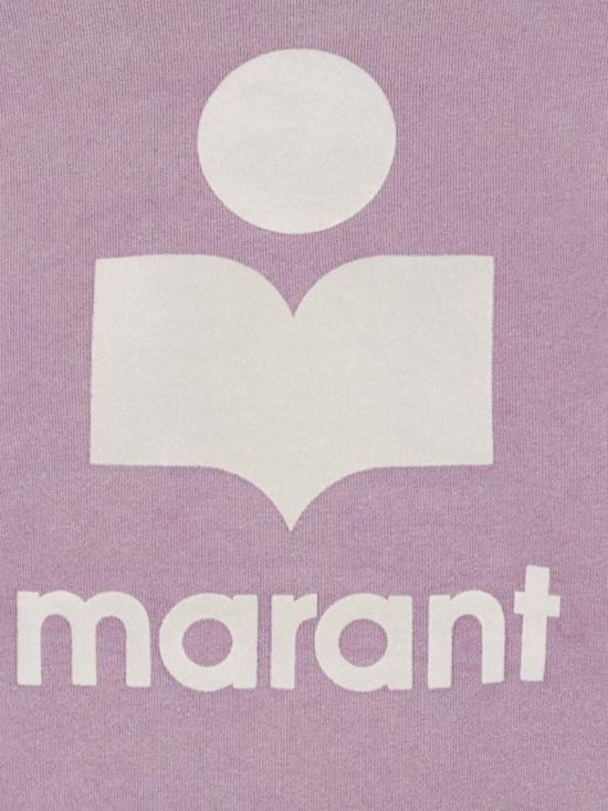 26FW 이자벨마랑에뚜왈 밀리 로고 스웻셔츠 밀리 로고 스웻셔츠 SW0160FA D1M04ERWEC Purple - ISABEL MARANT ETOILE