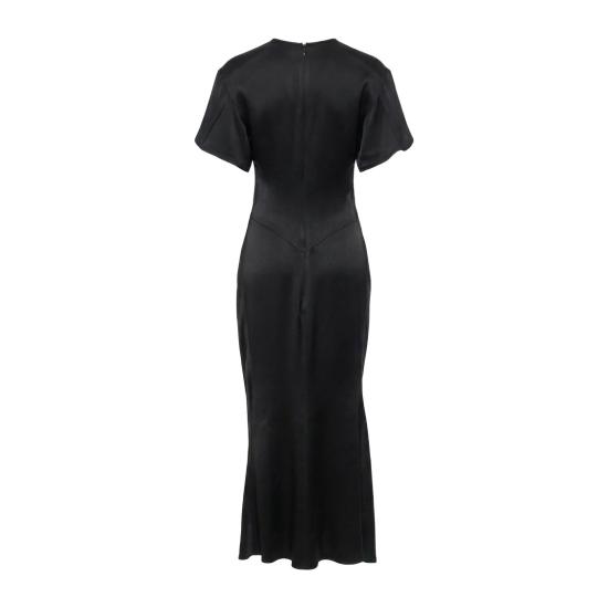 26SS 빅토리아 베컴 롱 원피스 1226WDR005195D Black - VICTORIA BECKHAM
