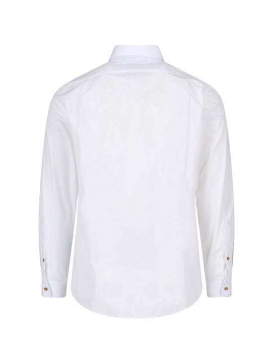 26FW 비비안웨스트우드 크랄 자카드 긴팔 셔츠 24010005 W009QA401 White - VIVIENNE WESTWOOD