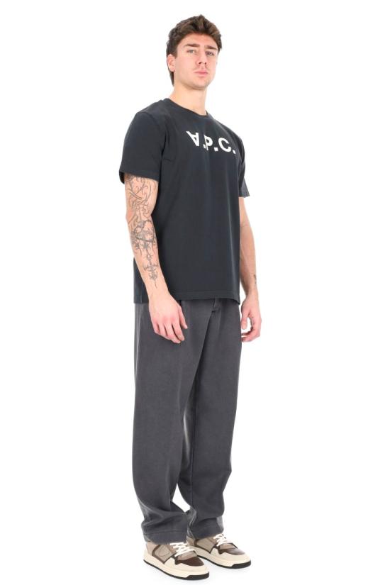 26SS 아페쎄 반팔 티셔츠 COHMB M26384 2TZD NOIR BLANC Black - A.P.C.
