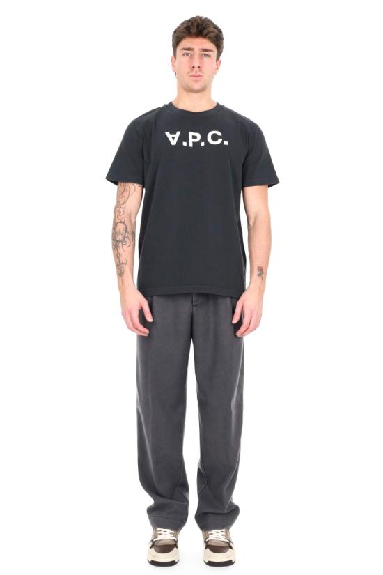 26SS 아페쎄 반팔 티셔츠 COHMB M26384 2TZD NOIR BLANC Black