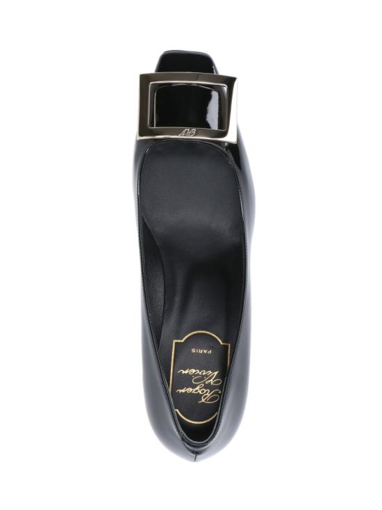 26FW 로저비비에 트럼펫 메탈 버클 펌프스 RVW44815280D1PB999 Black - ROGER VIVIER