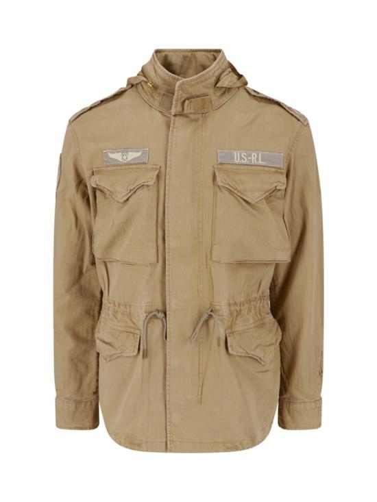 26FW 폴로 랄프로렌 로고 아이코닉 밀리터리 자켓 710 961616500 Brown
