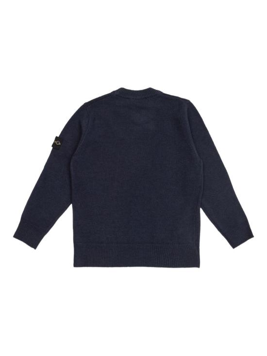 26FW [키즈] 스톤 아일랜드 니트/스웻셔츠 L2S165100002 S00M1V0020 Navy blue - STONE ISLAND