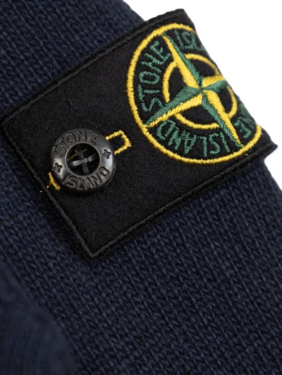 26FW [키즈] 스톤 아일랜드 니트/스웻셔츠 L2S165100002 S00M1V0020 Navy blue - STONE ISLAND