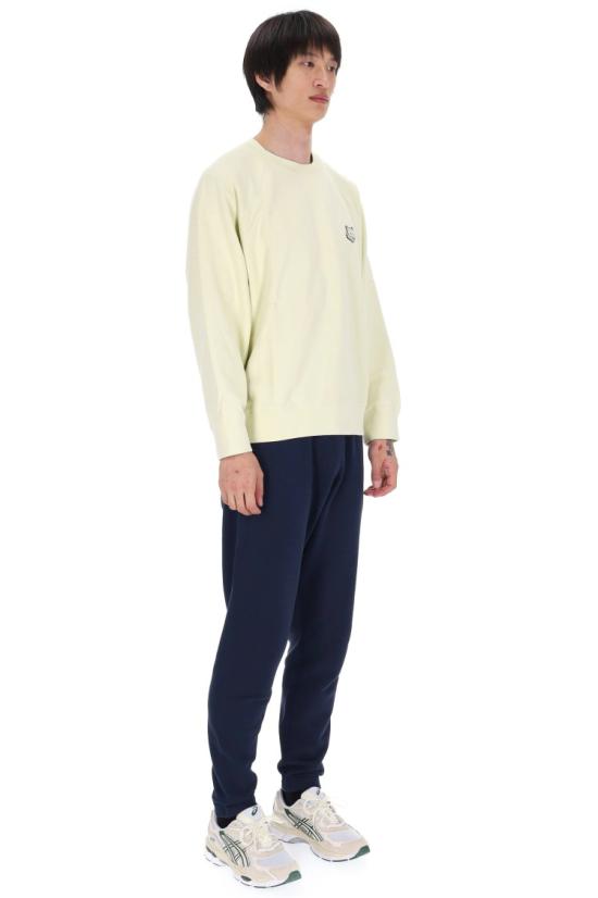 26SS 메종키츠네 폭스 헤드 오버사이즈 스웨트셔츠 PM00306KM0340 2ALOE GREEN Neutrals - MAISON KITSUNE