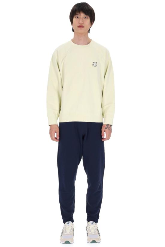 26SS 메종키츠네 폭스 헤드 오버사이즈 스웨트셔츠 PM00306KM0340 2ALOE GREEN Neutrals - MAISON KITSUNE