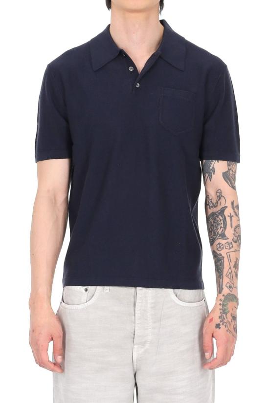 26SS 아페쎄 폴로 티셔츠 COHNX H23476IAK DARK NAVY Black