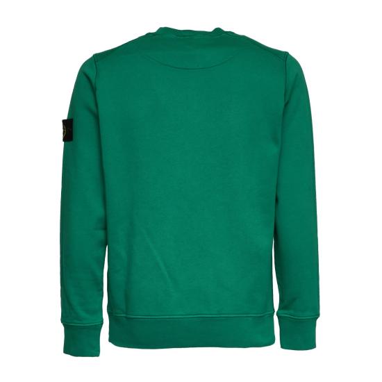 26SS 스톤 아일랜드 오가닉 코튼 플리스 레귤러 핏 크루넥 스웨트셔츠 L1S156100060 S0051 Green - STONE ISLAND