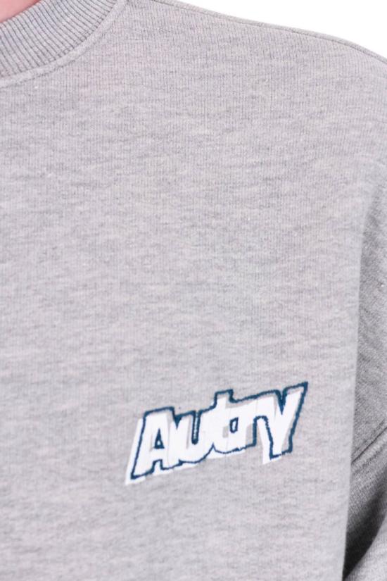 26SS 오트리 긴팔 티셔츠 SWPX 035DJERS DK MEL White - AUTRY