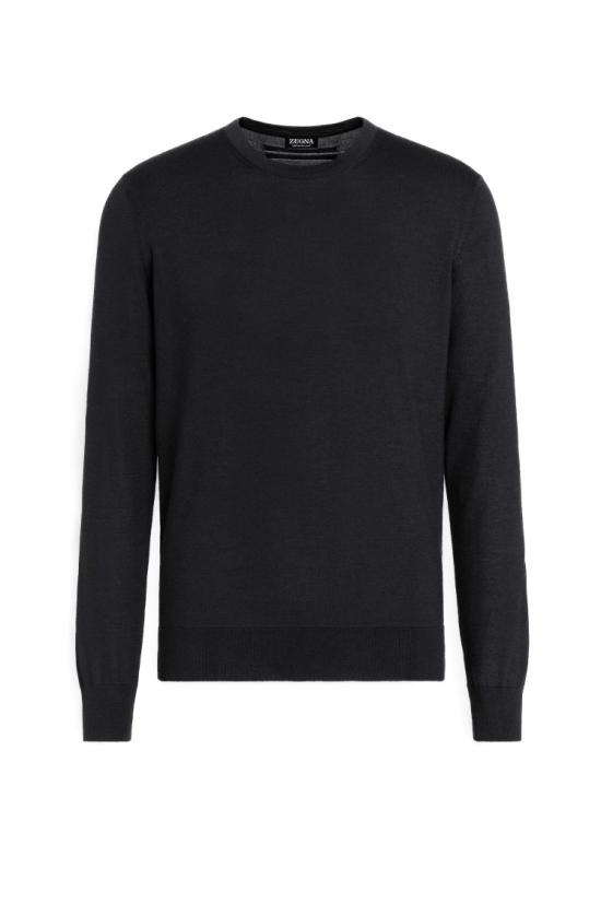 25FW 에르메네질도제냐 니트웨어 E8J00 110 2K09 Black