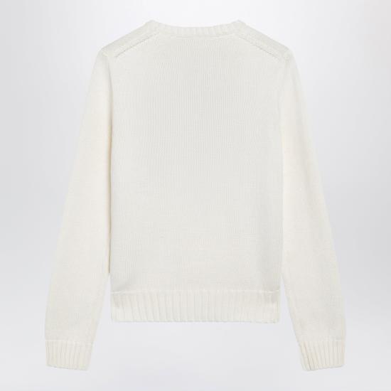 26FW 폴로 랄프로렌 아이코닉 플래그 스웨터 211896939002CO Beige - POLO RALPH LAUREN