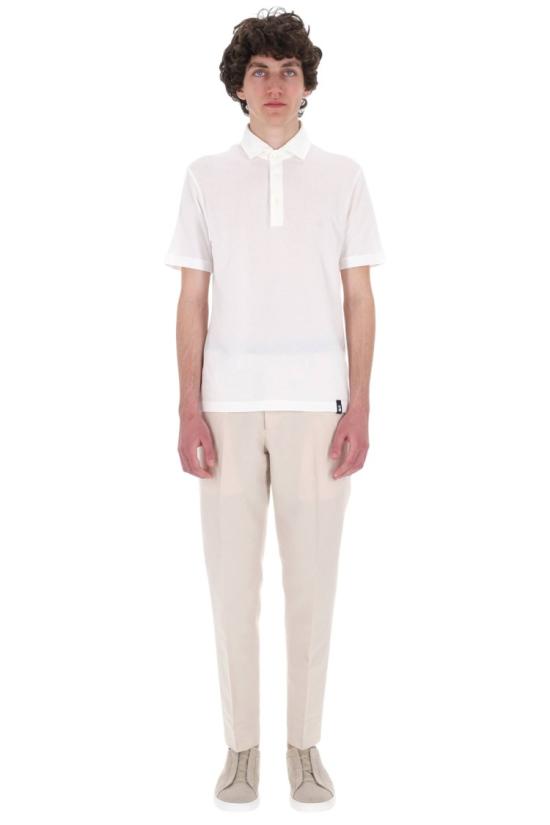 26SS 드루모어 폴로 티셔츠 DTJ202B105 White - DRUMOHR